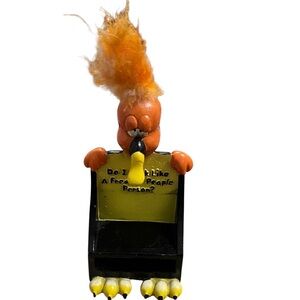 Feathered Attitudes by J & D Designs business card holder